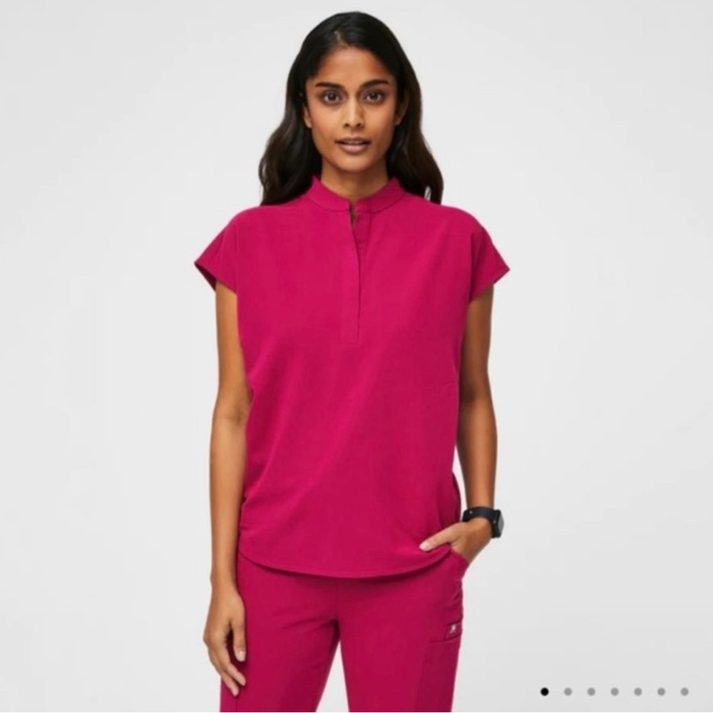 Figs Scrubs - Ultra Rose